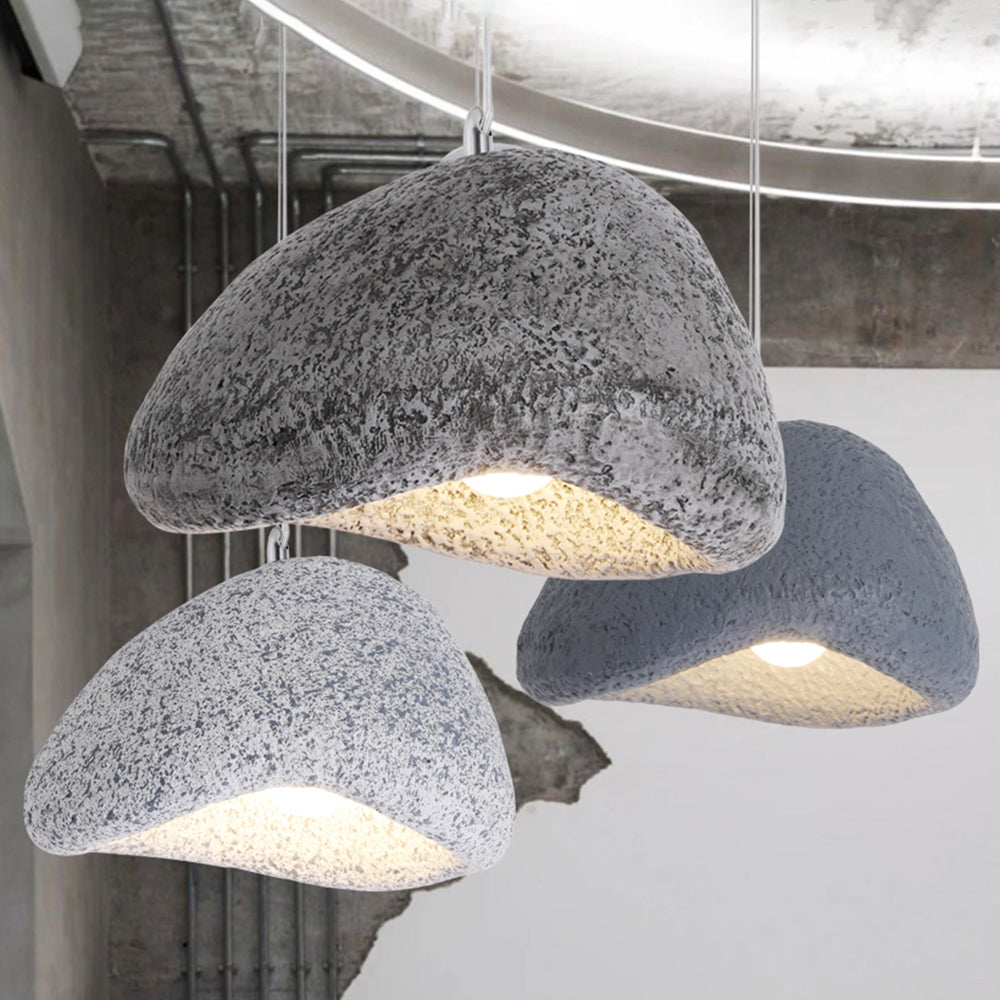 Bread Shape Resin Pendant Light With Durable Shade