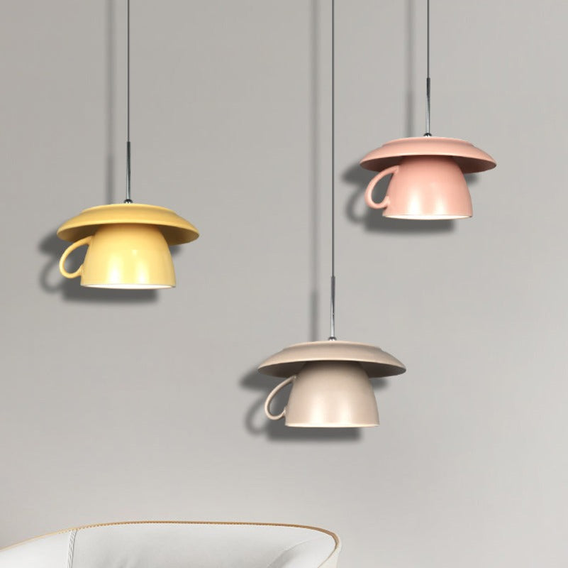 Pop Art Ceramic LED Pendant Light for Ambient Glow