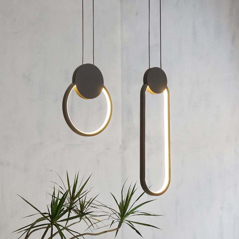 Premium Living Room Dimmable Smart LED Pendant Light Fixture