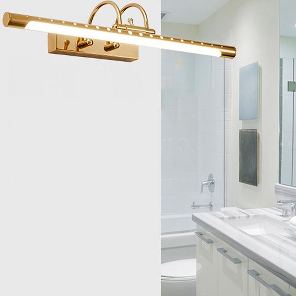 Gold Modern Linear Vanity Wall Light For Bathroom And Kitchen