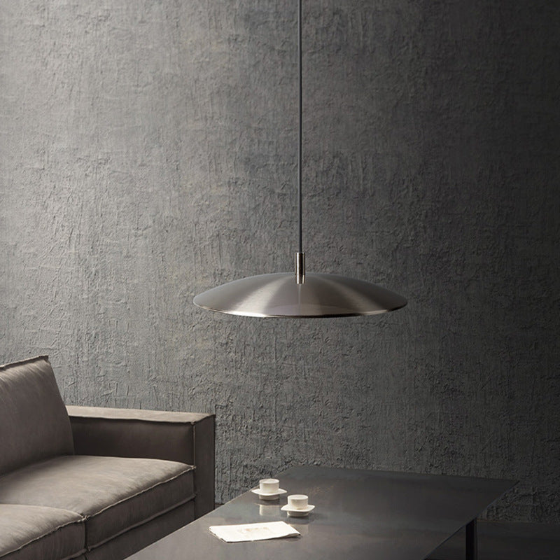Contemporary White Nickel Kitchen Pendant Light Dimmable