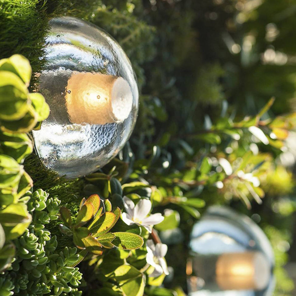 Semi Circular Glass Outdoor Wall Light Waterproof IP65