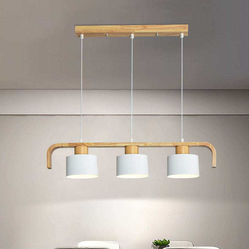 Nordic Bamboo Cylinder Pendant Light Calming Glow