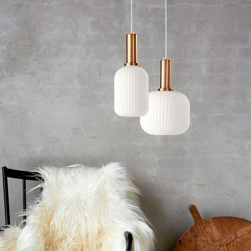 Bubble Glass Pendant Light With Soft Warm White Glow