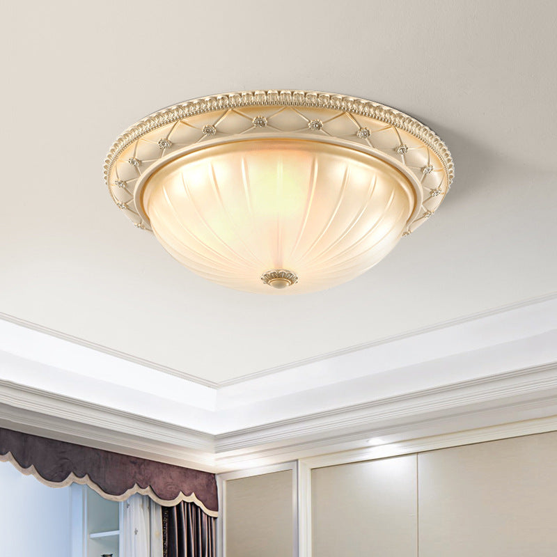 Minimalist Resin Flush Mount Ceiling Light For Living Room