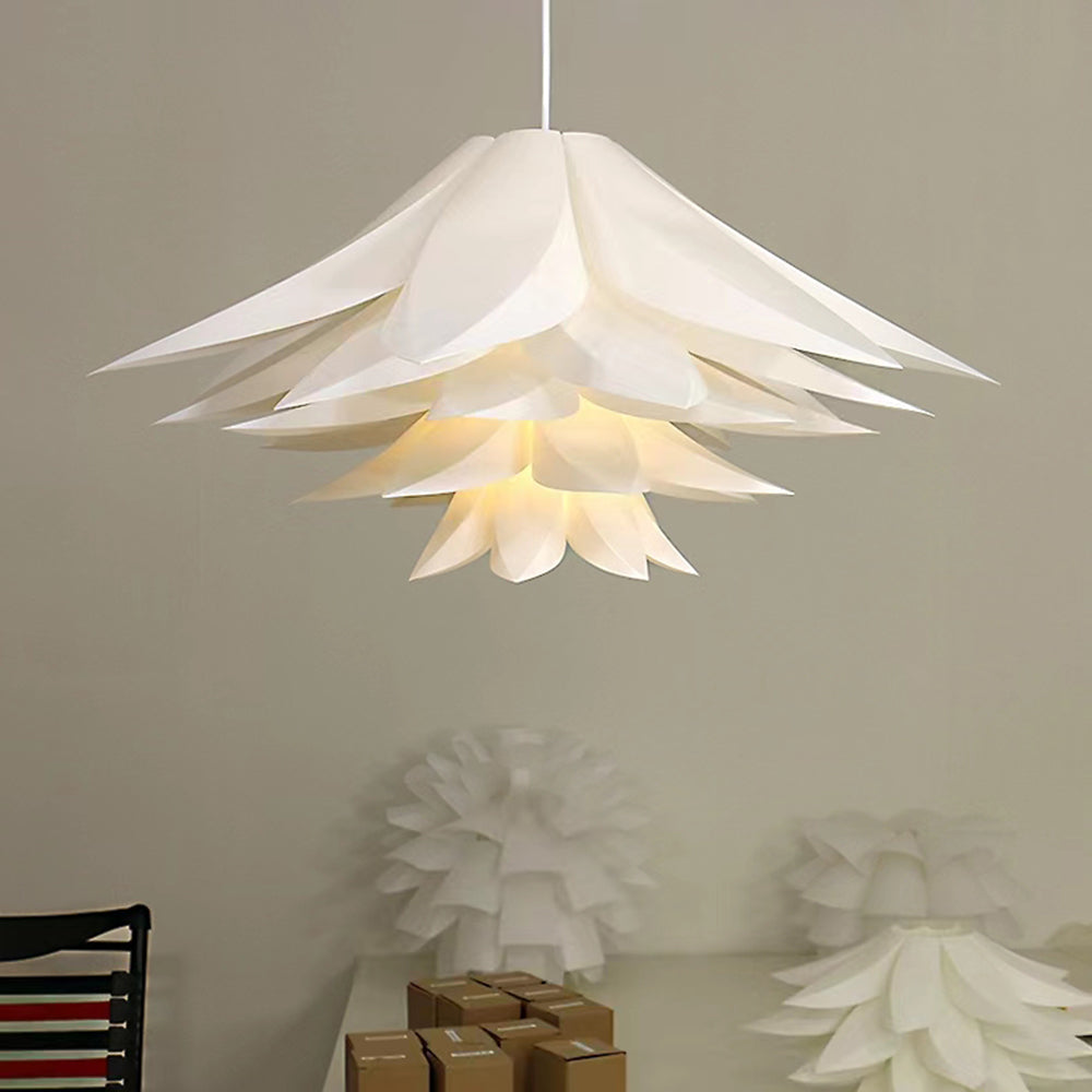 Nordic Lotus Pendant Light Delicate Ambient Glow