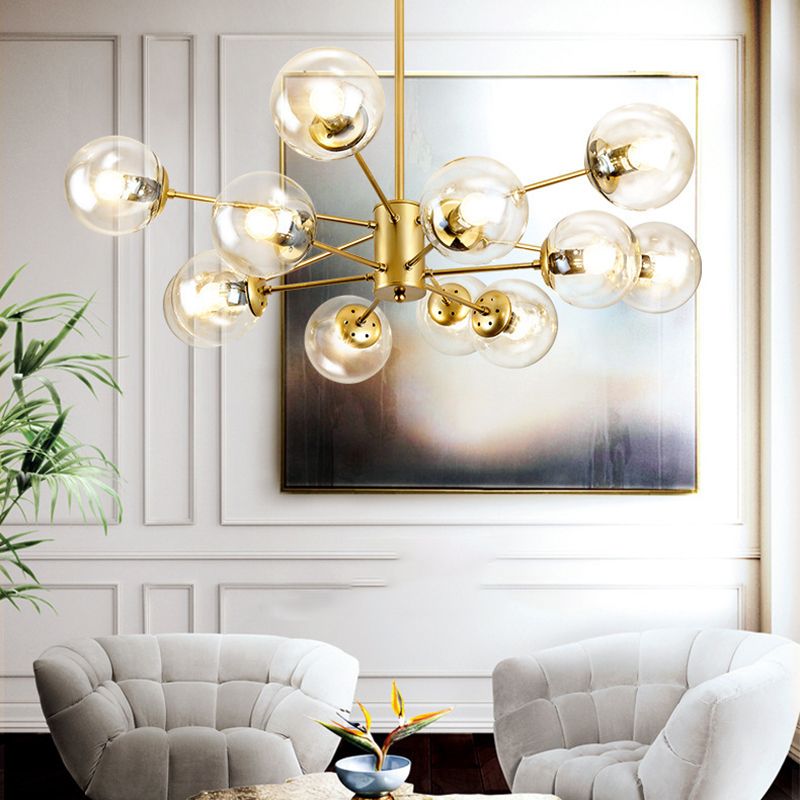 Nordic Pendant Light in Black Gold for Cozy Ambience