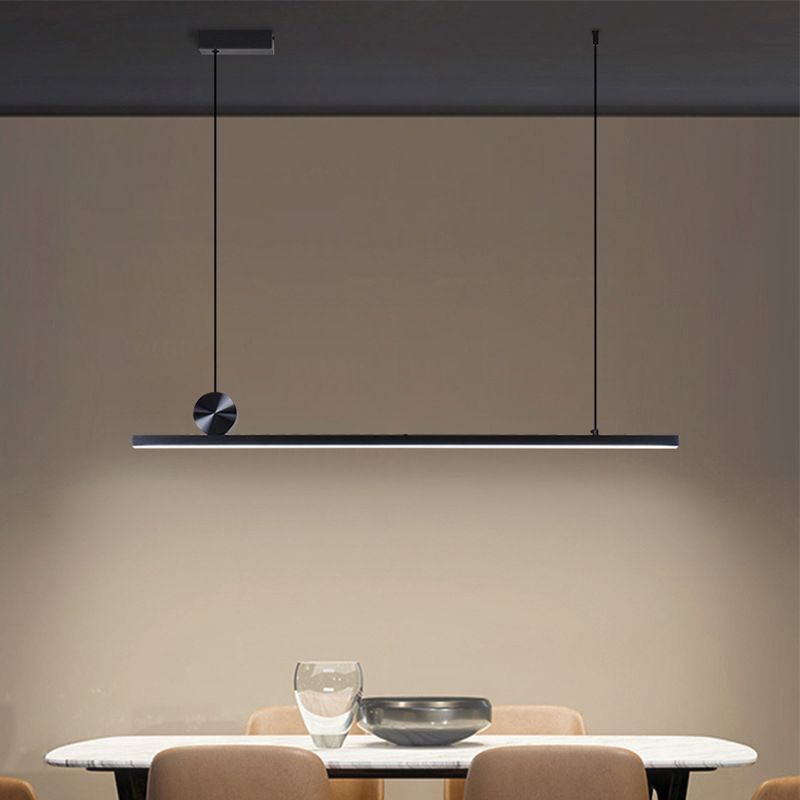 Modern Linear Pendant Light With Three Color Temperatures