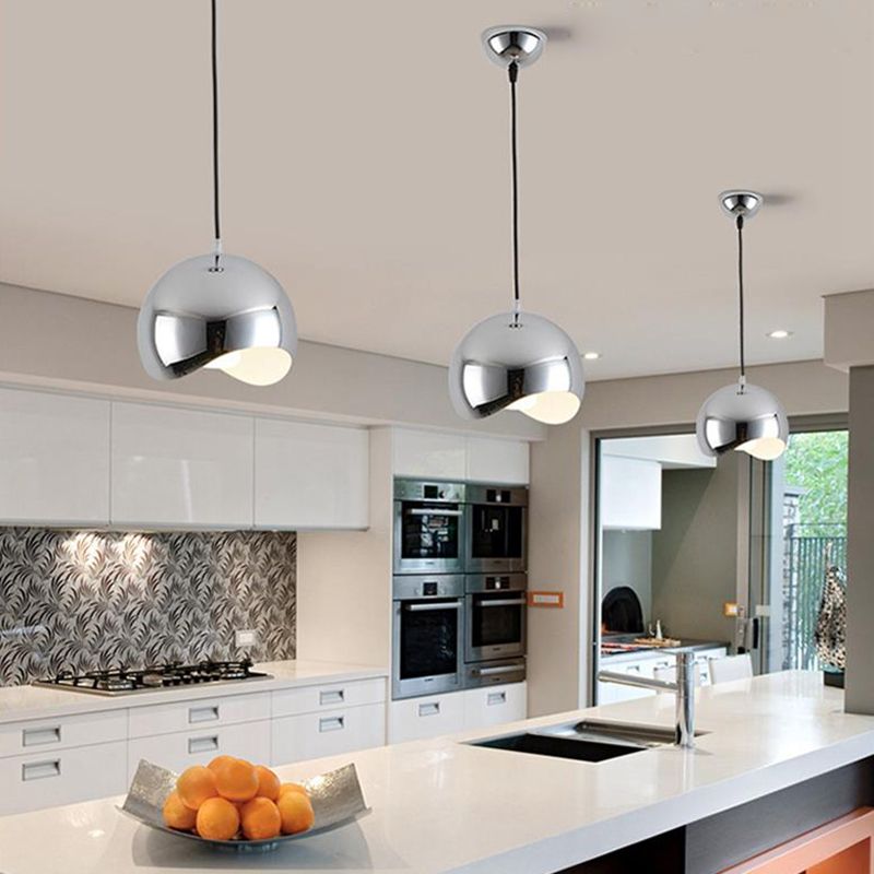 Nordic Globe Pendant Light With Durable Metal Finish