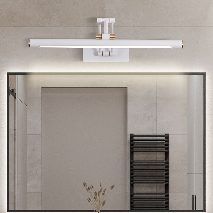 Arisha Adjustable Metal Vanity LED Wall Light With Mirror Front
