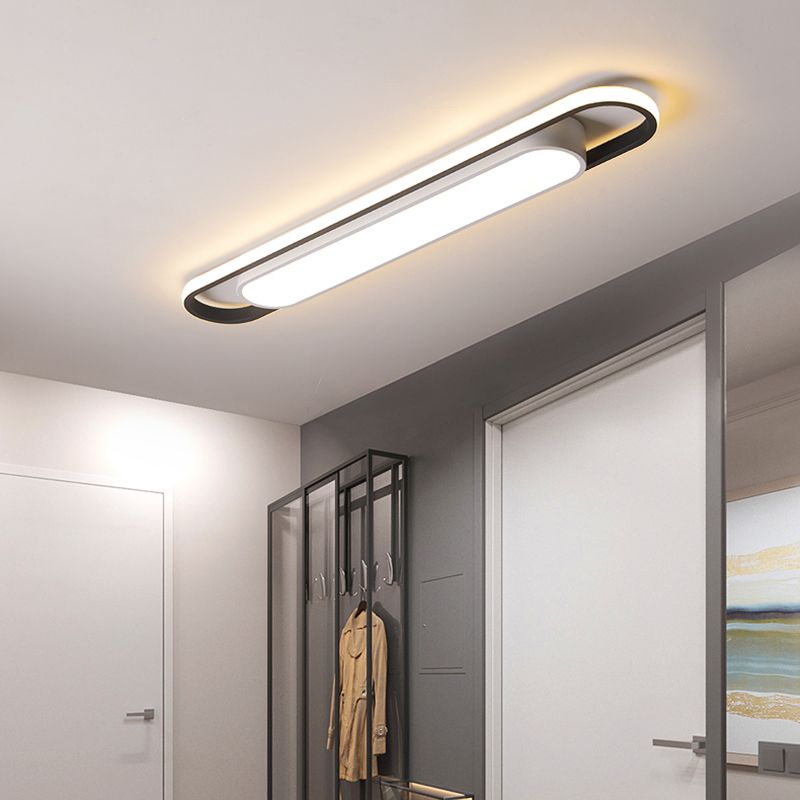 AstraNova Dual Layer LED Flush Mount Ceiling Light Dimmable