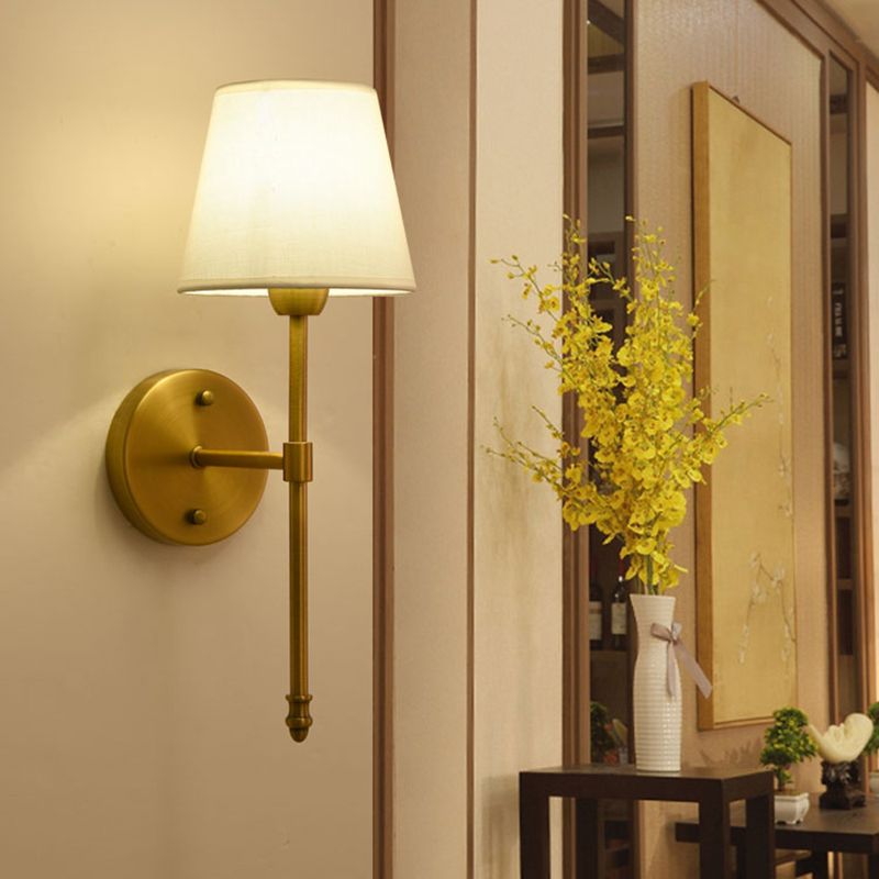 Stained Glass Vanity Wall Lamp Indoor Use LED Dimmable Half Light