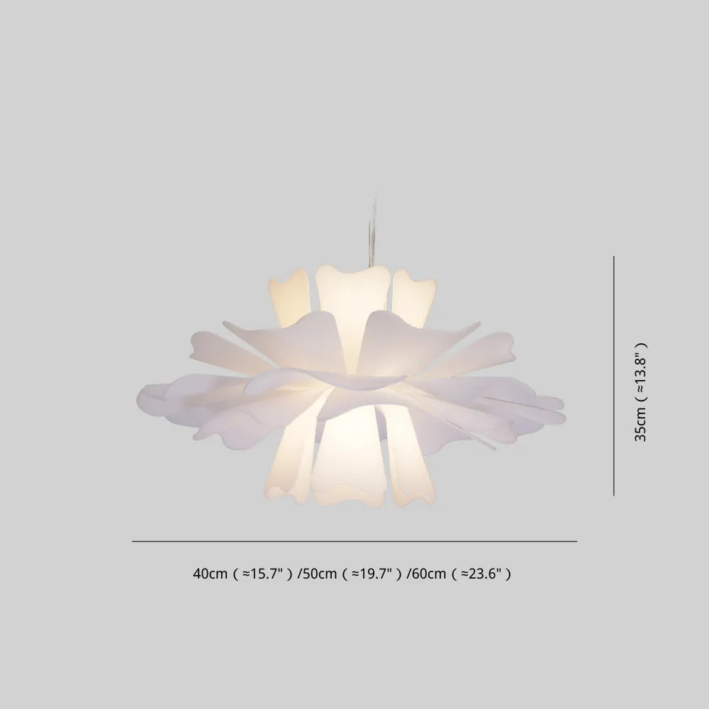 Elegant Floral Pendant Light With Warm White Glow