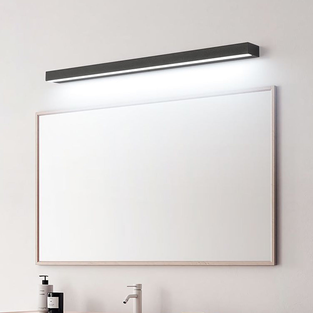Rectangular Mirror Front Wall Lamp In Black