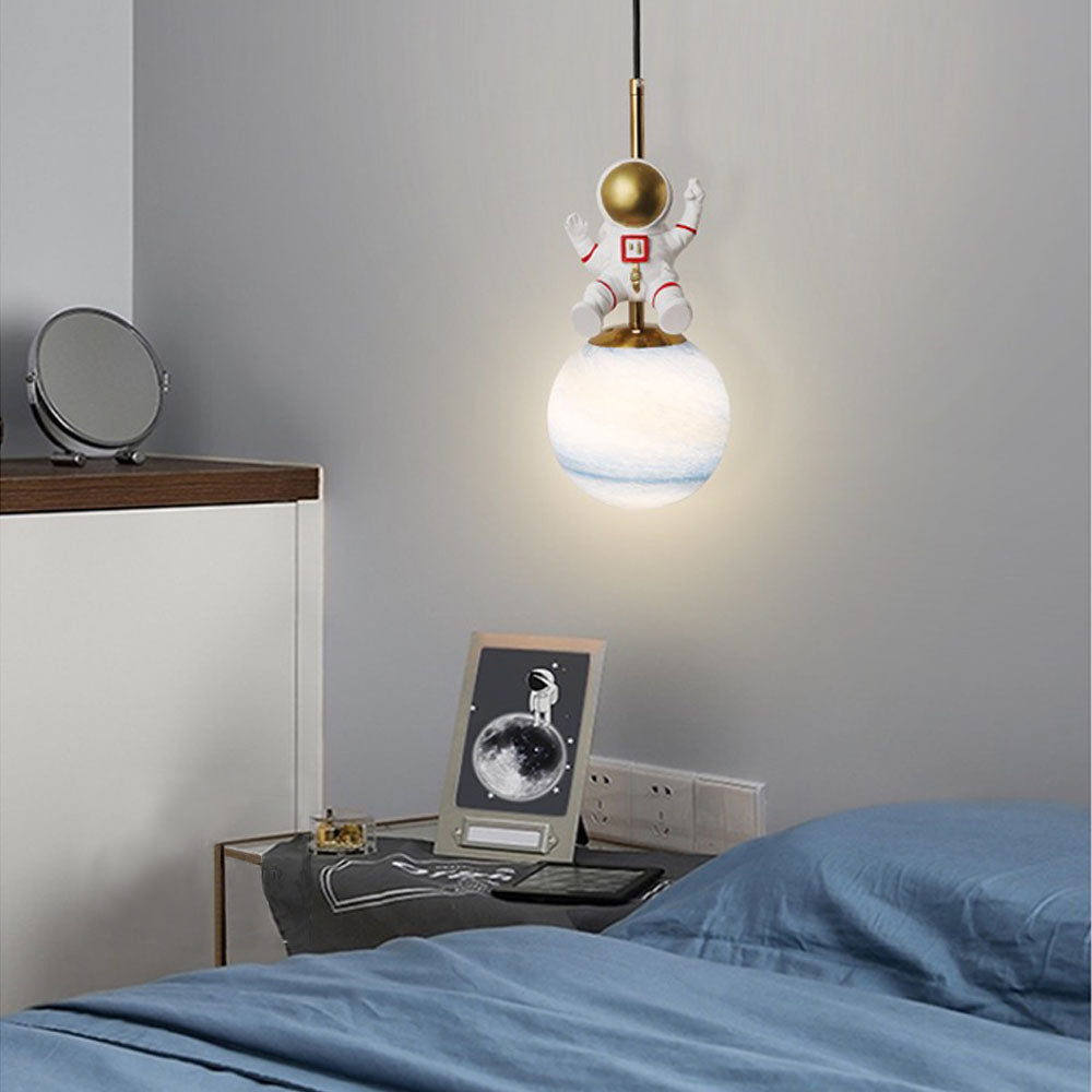 Arisha Pendant Light With Dual Astronaut Styles