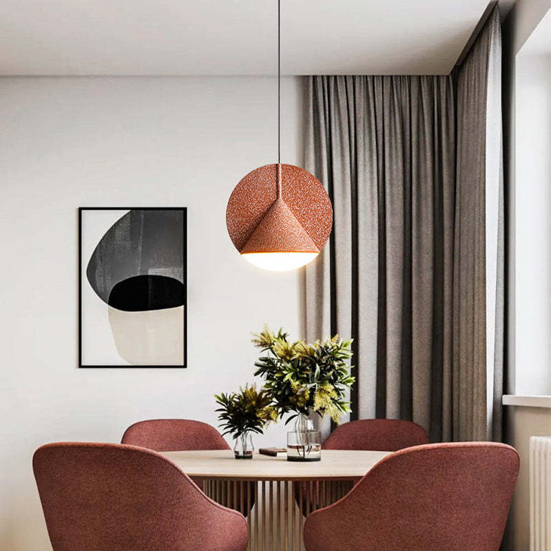 Terrazzo Resin Pendant Light With Even Illumination