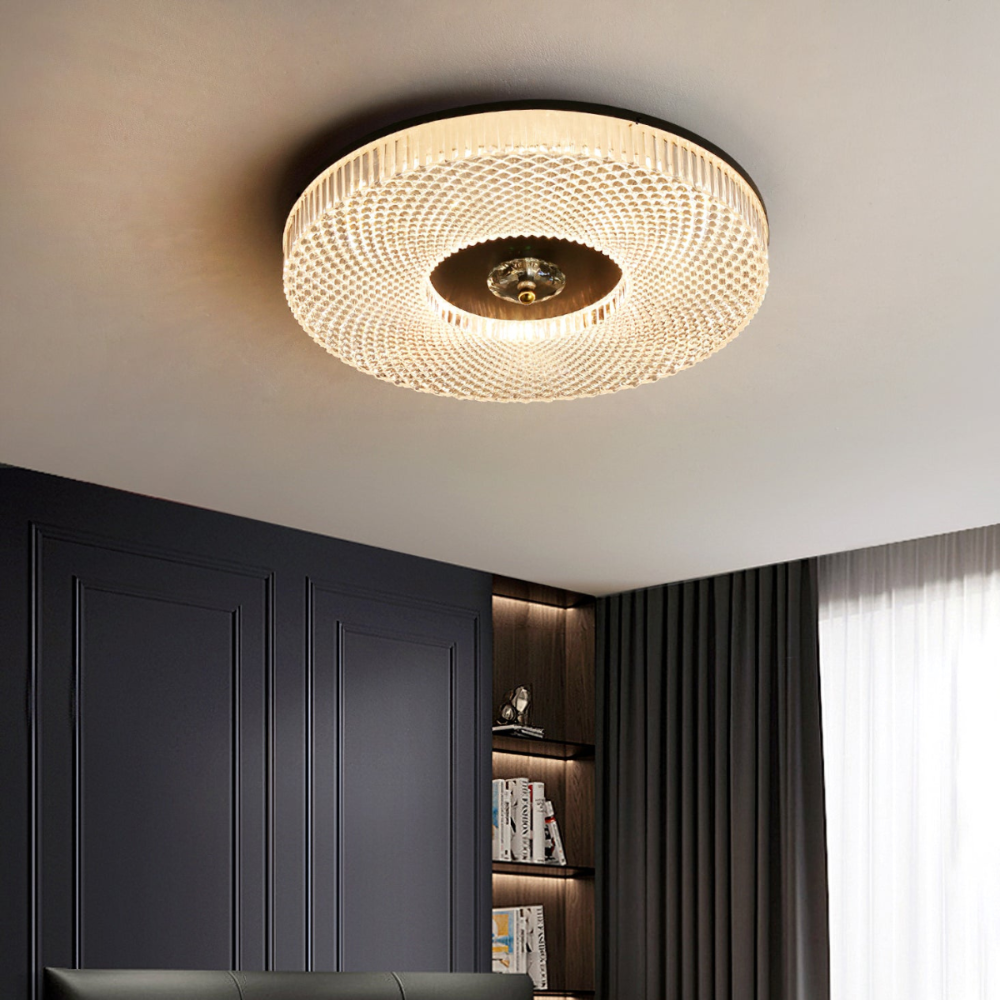 Halo Sphere Ceiling Light With Warm Ambient Glow