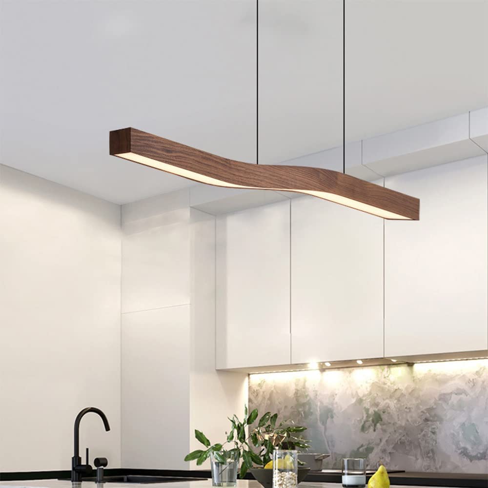 Nordic Wood Pendant Light With Warm Ambience