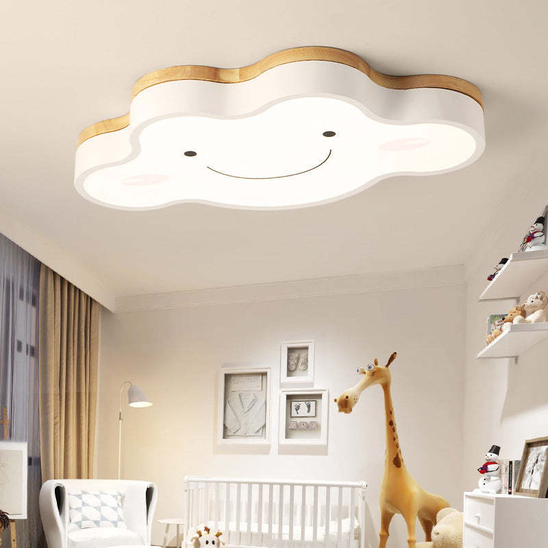 Colourful Cloud LED Ceiling Light For Kids Room