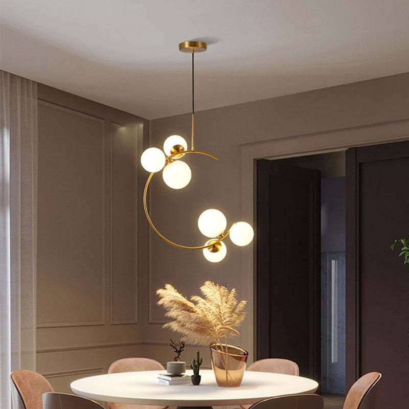Glass Globe Pendant Light With Timeless Style