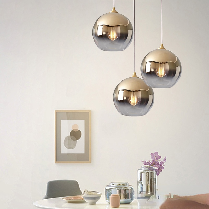 Frosted Balloon Pendant Light With Gentle Gradient Glow