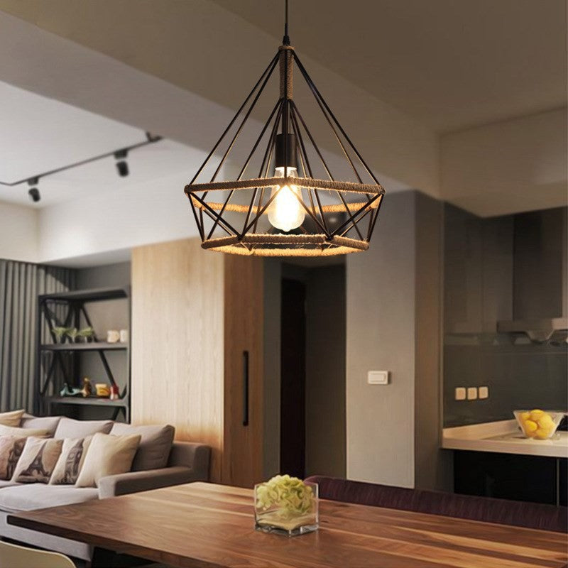 Epoch Countryside Diamond Pendant Light Ambient Cafe Glow