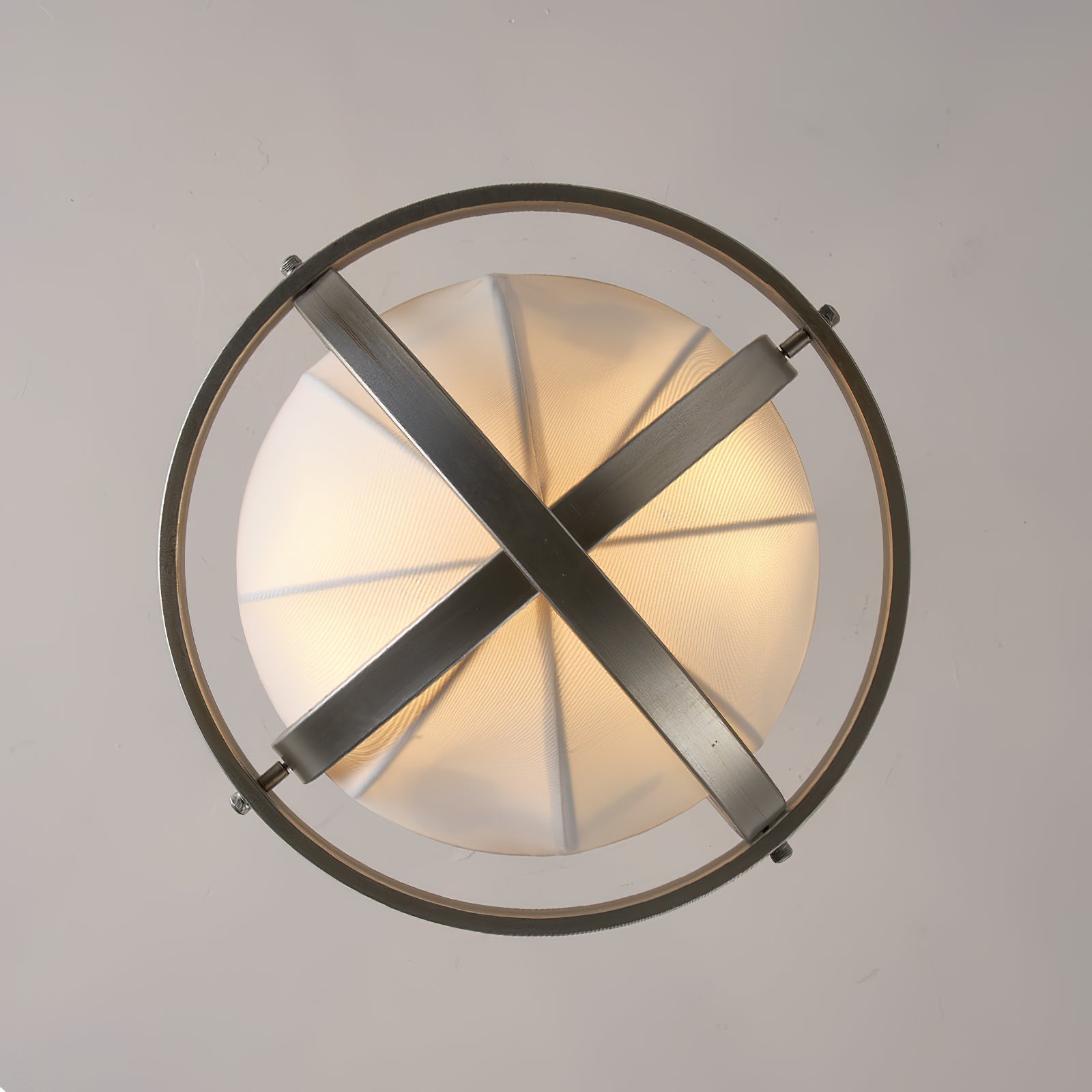 Dual-Head Metal Fabric Pendant Light With Minimalist Aesthetic