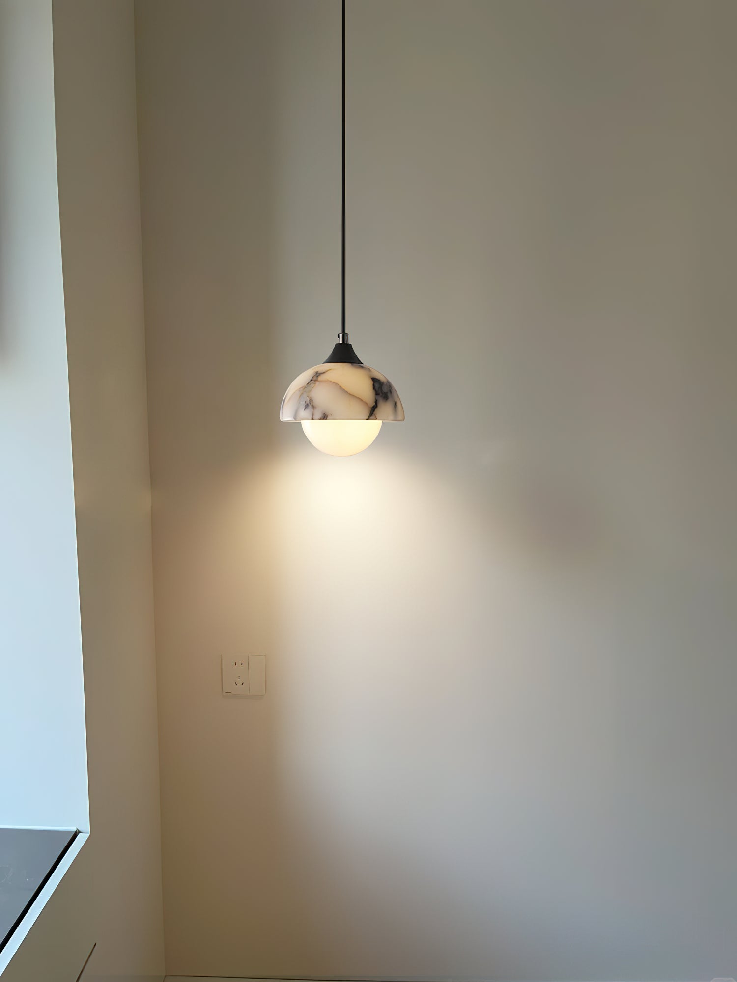 Suspension Marbre Moderne Éclairage Minimaliste Et Élégant