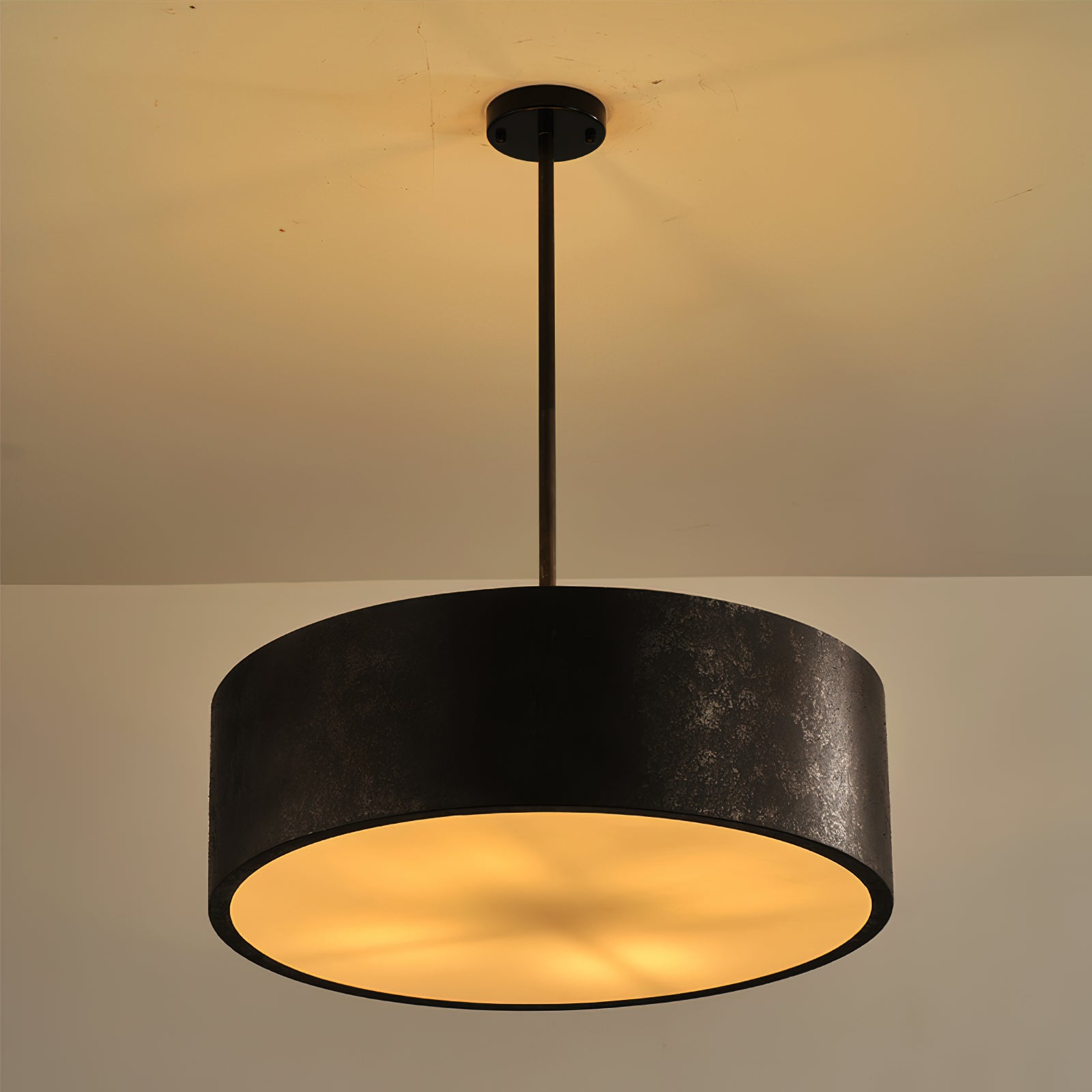 Modern Black Gold Pendant Light With Multiple Heads