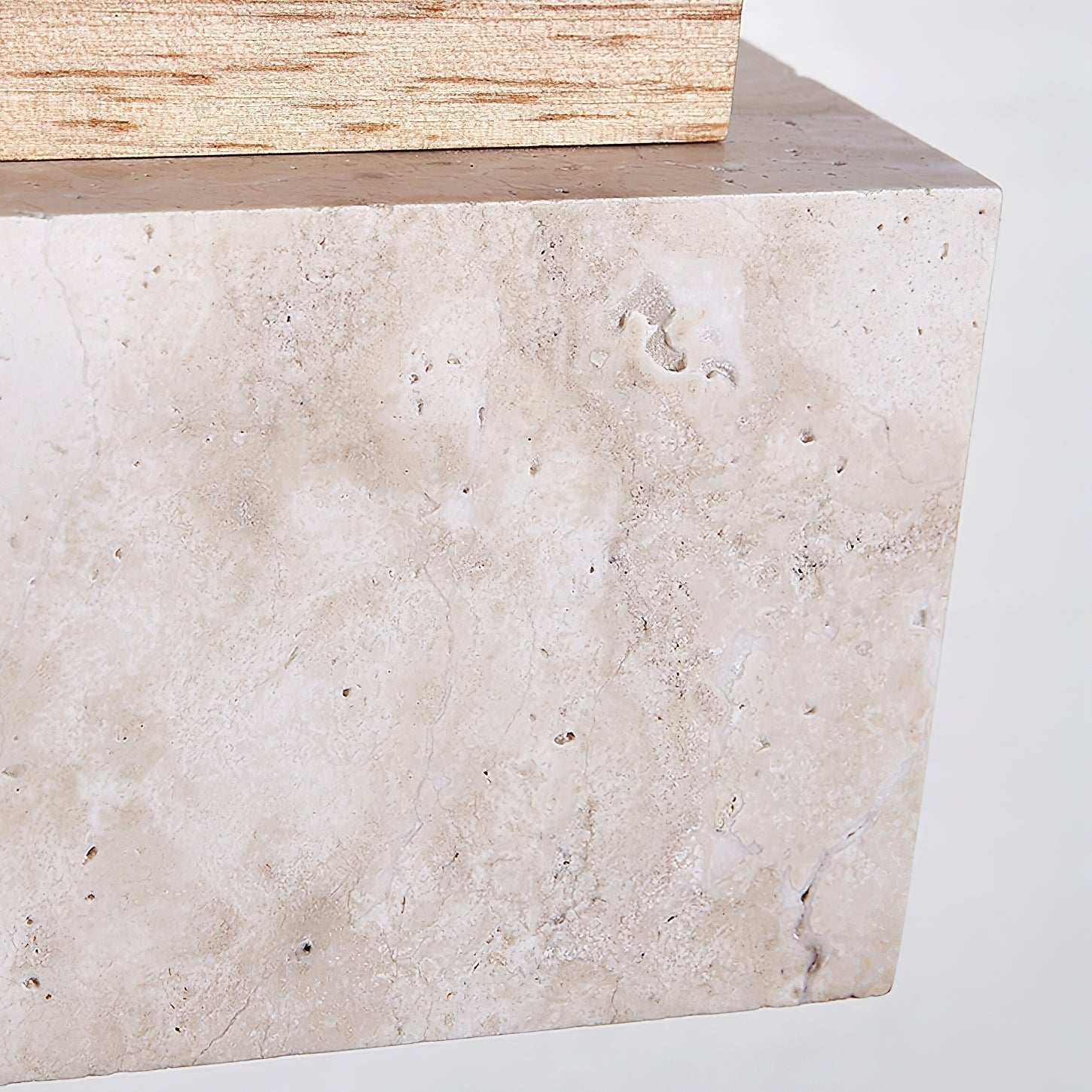 Elegant Travertine Pendant Light With Warm Glow