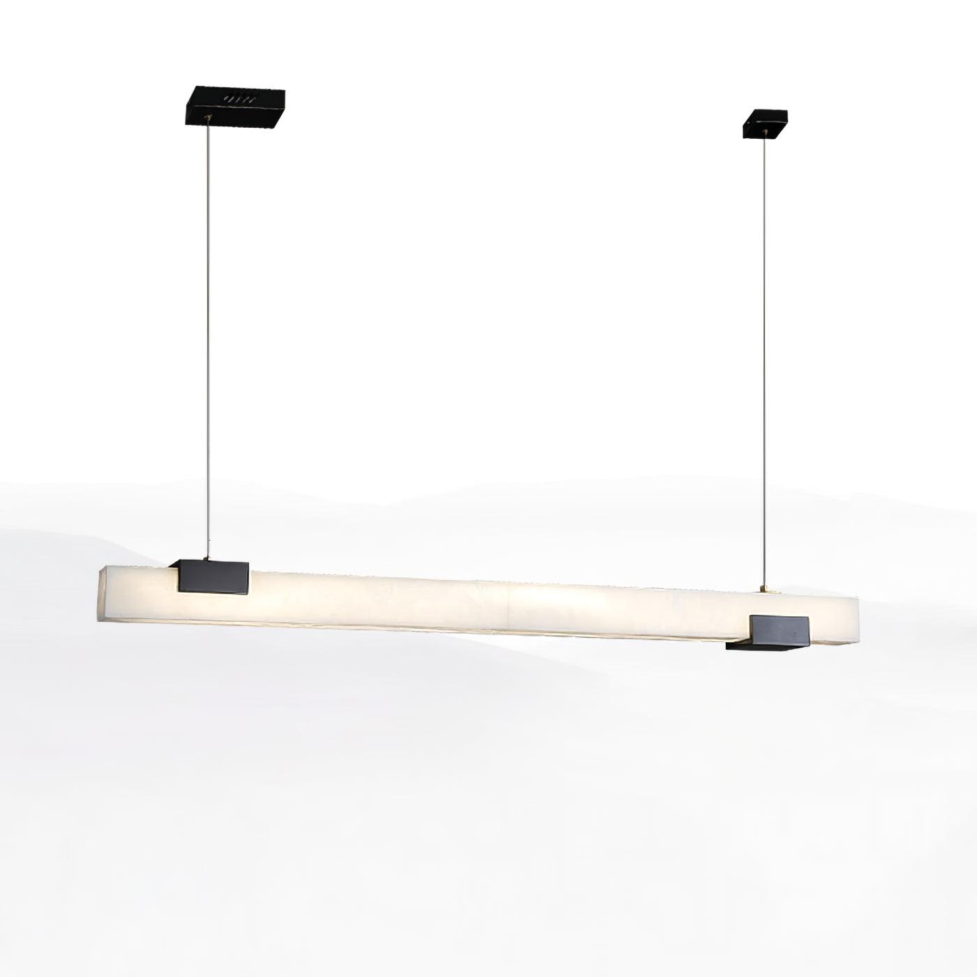 Alabaster Linear Pendant Light With Energy Efficient LED