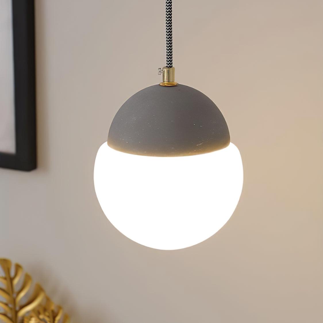 Elegant Glass Pendant Light With Soft Ambient Glow