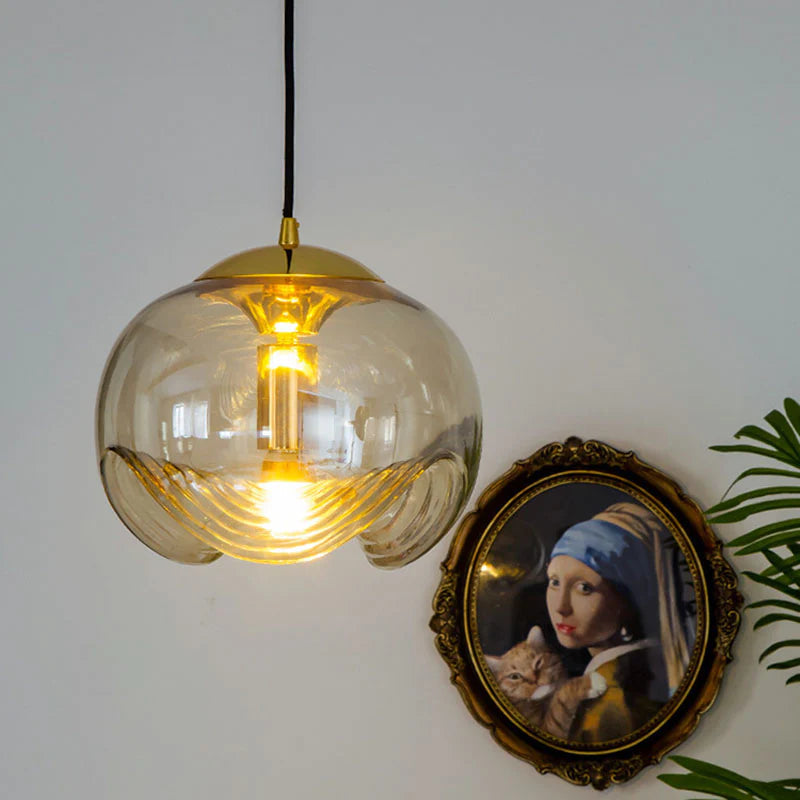 LED Globe Pendant Light For Bar Counter Ambient Glow