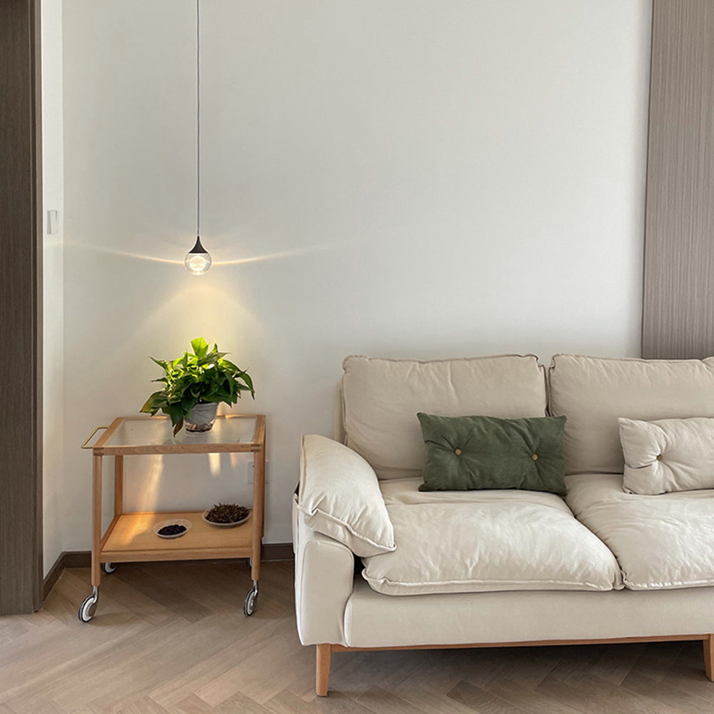 Matte Black Moon Metal Pendant Light For Modern Interiors