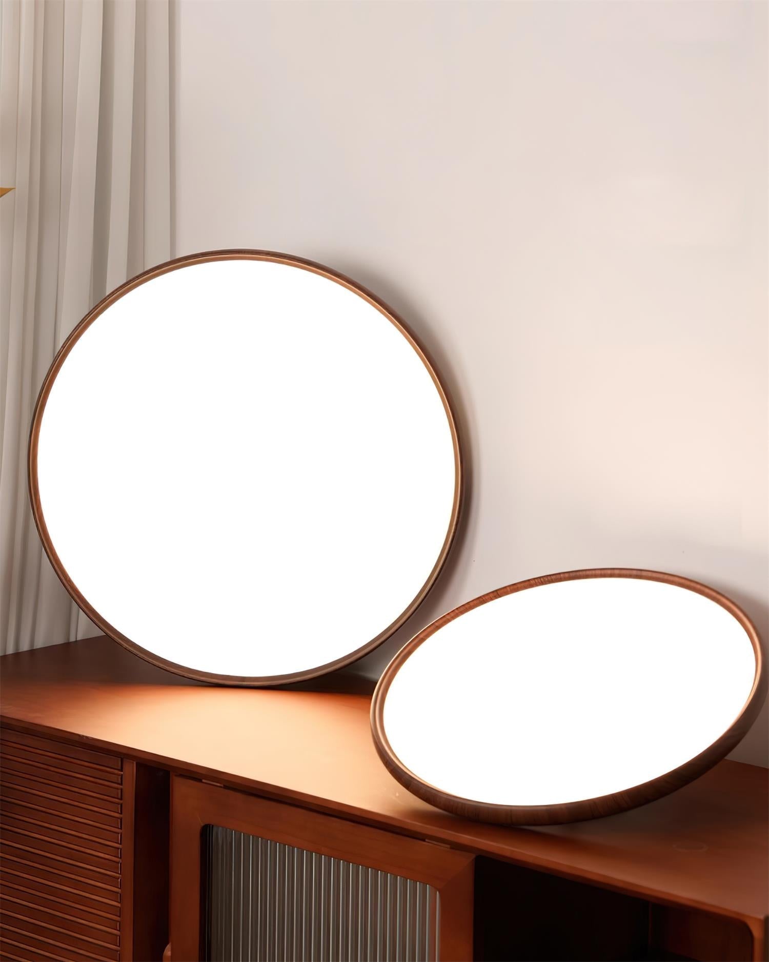 Premium Oval Semi Flush Ceiling Light With Integrated LED