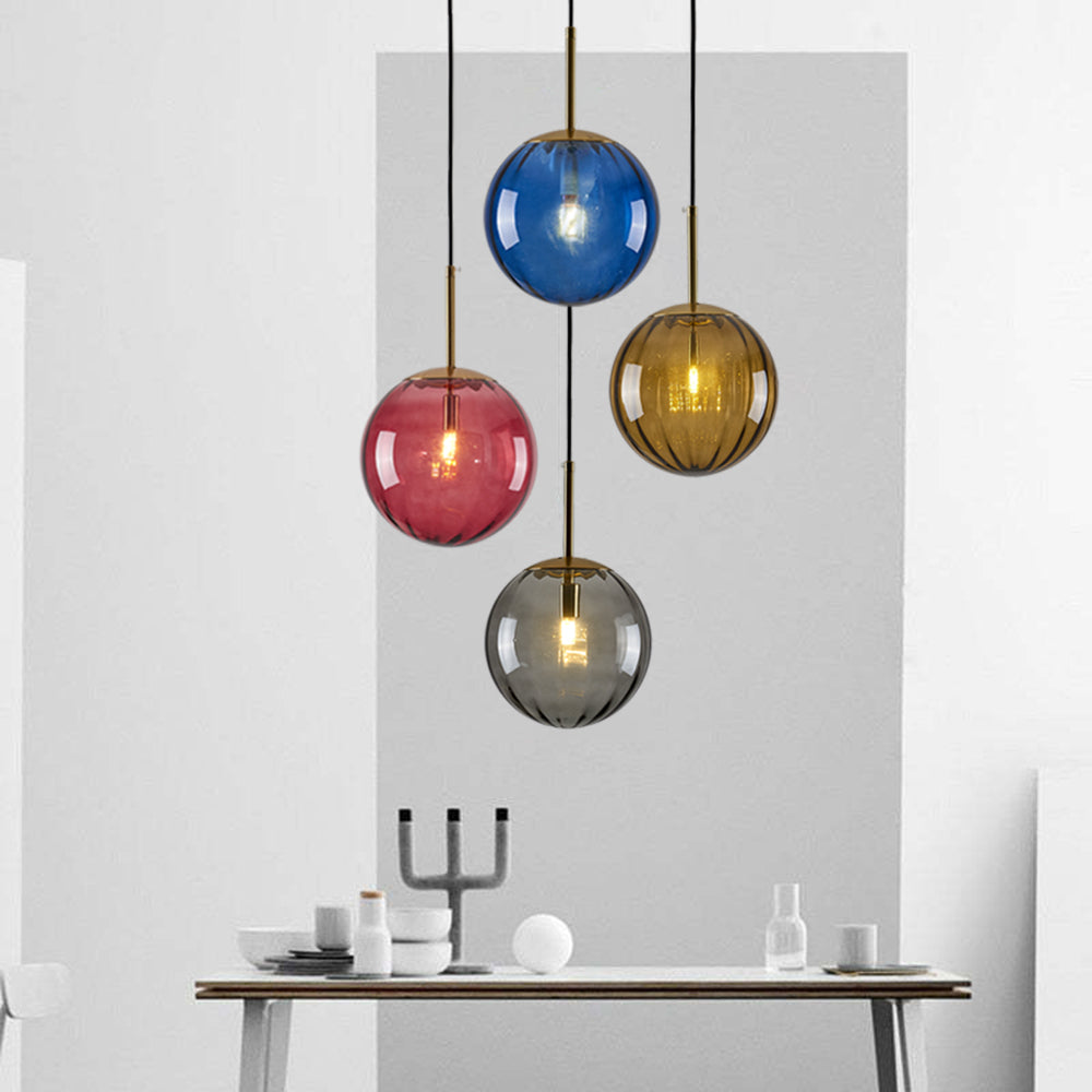 Clear Glass Bubble Pendant Light For Ambient Glow