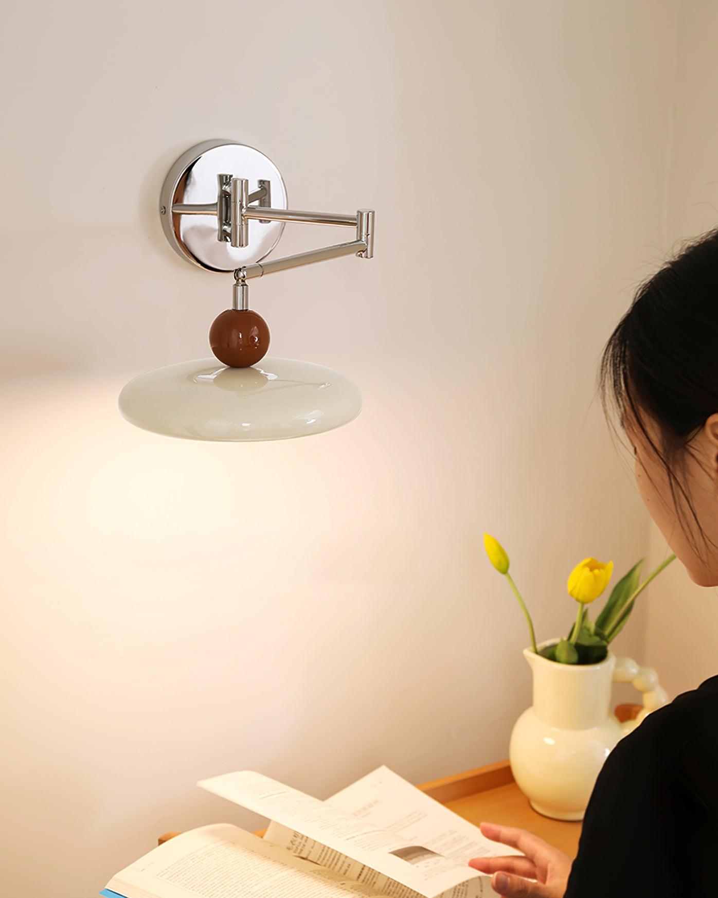 Premium Swing Arm Wall Light With Three Colour Changing LEDs