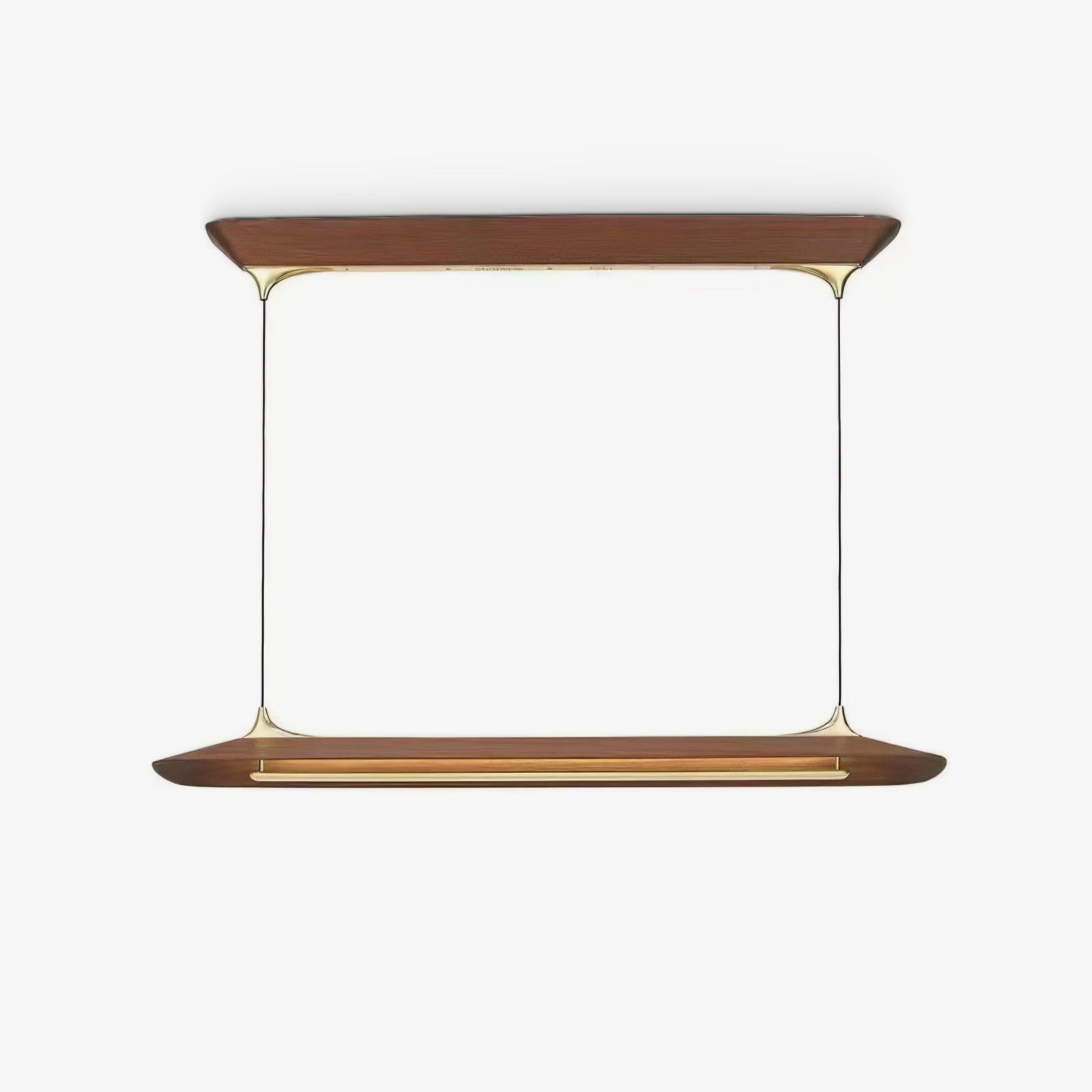Brass Pendant Light With Integrated LED