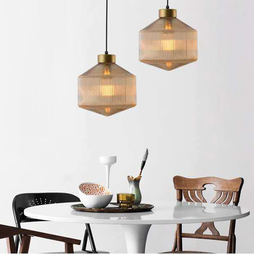 Smoke Glass LED Pendant Light For Cozy Ambience