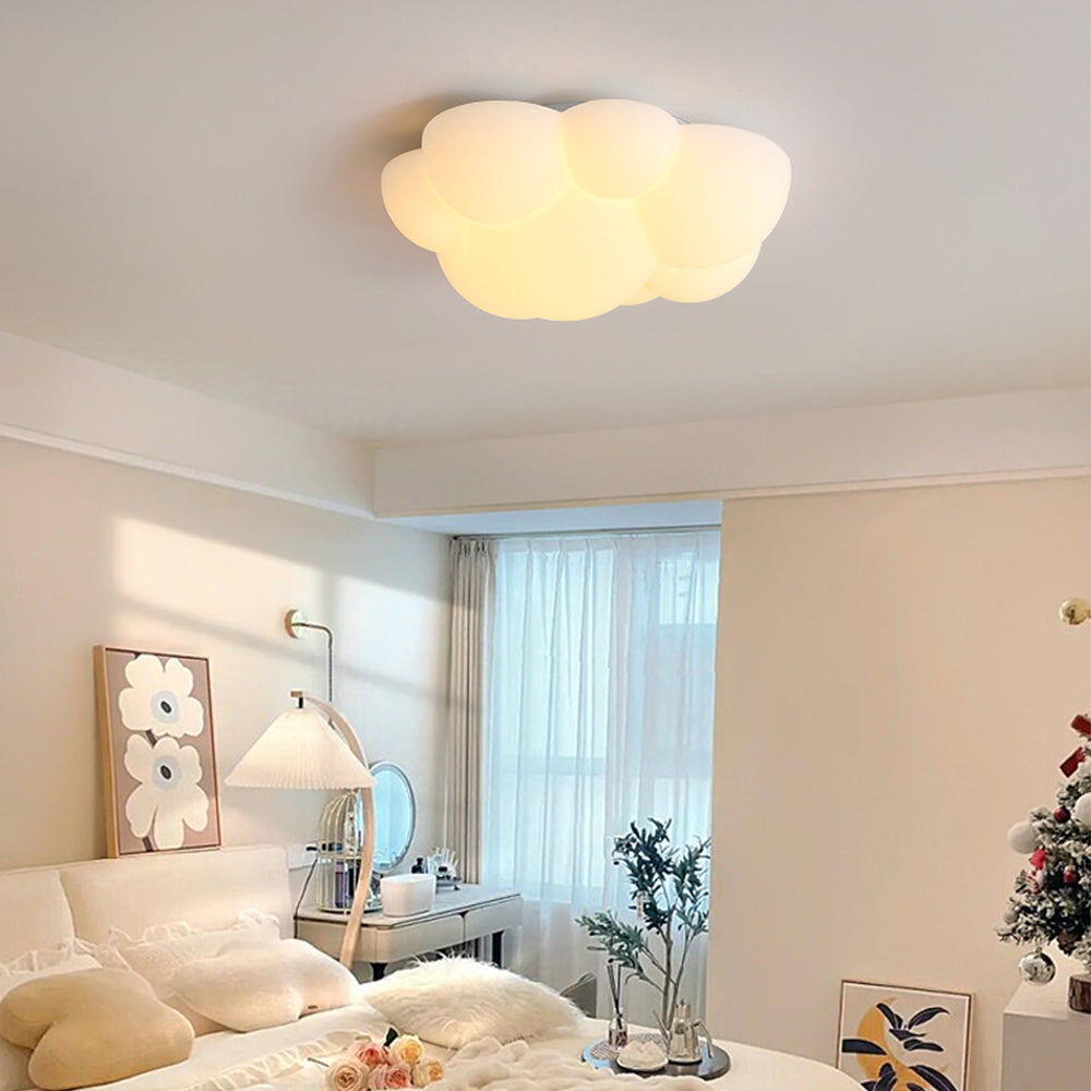Nordic Cloud LED Flush Mount Ceiling Light Dimmable Colour Temperature