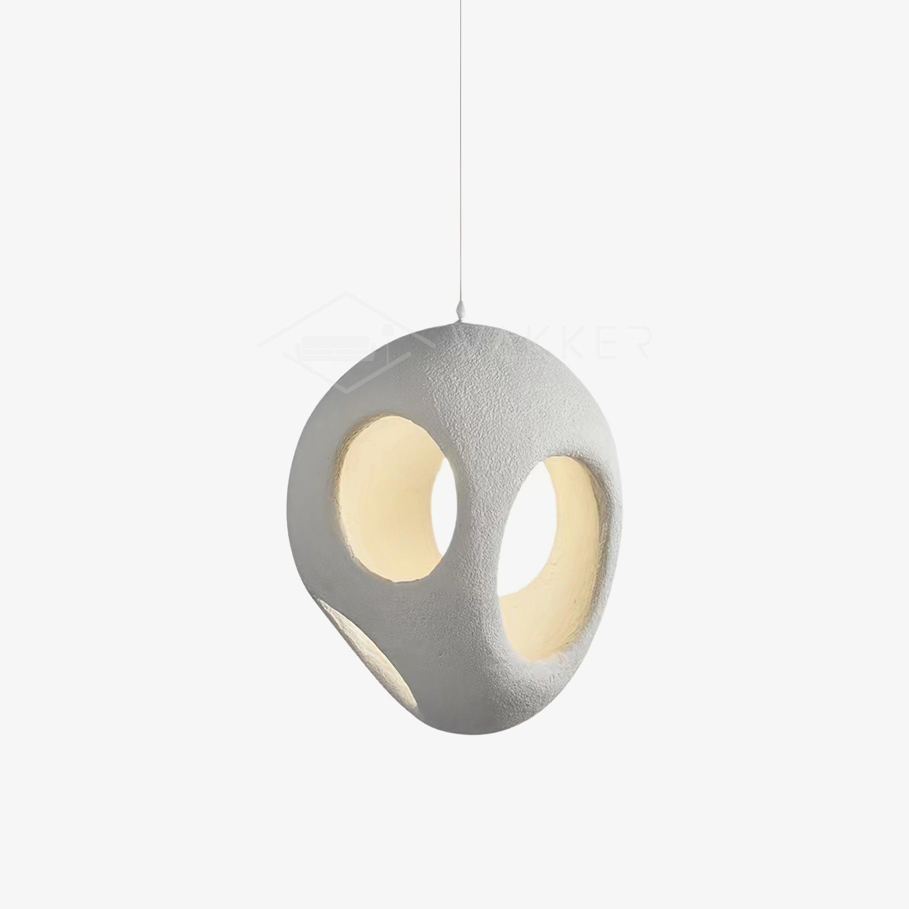 Minimalist Resin Pendant Light With Warm Ambient Glow