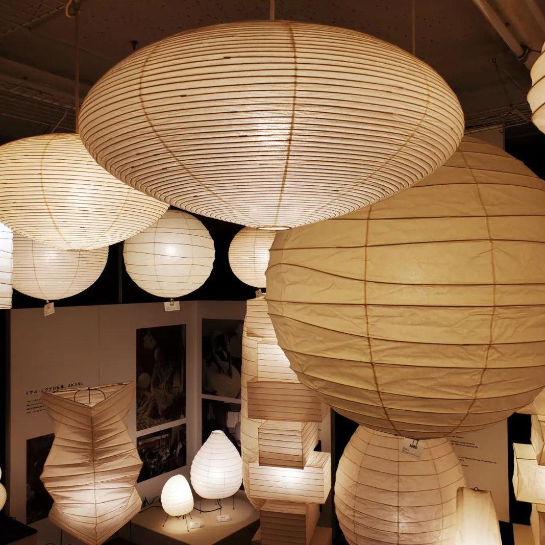 Washi Paper Pendant Light With Soft Ambient Glow