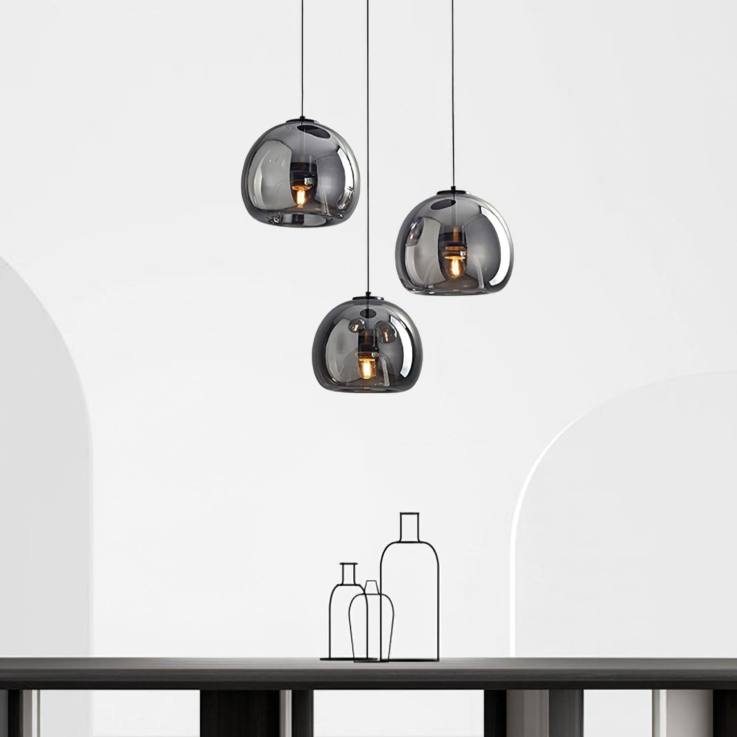 Dimmable Glass Pendant Light For Modern Interiors