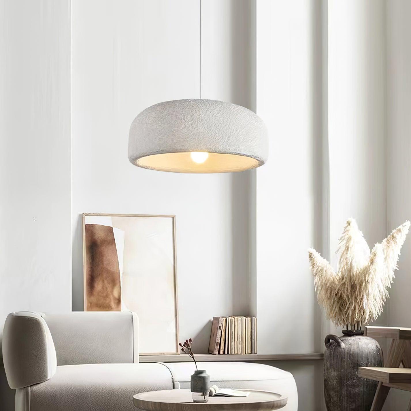 Gray Cloud Dome Pendant Light for Ambient Glow
