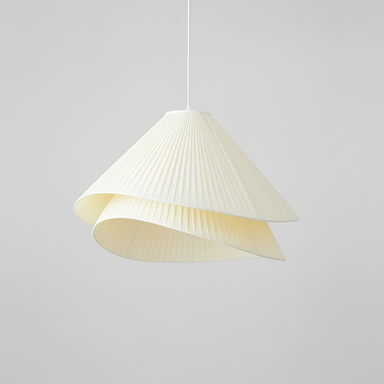 Elegant Pleated Fabric Pendant Light For Soft Ambient Glow