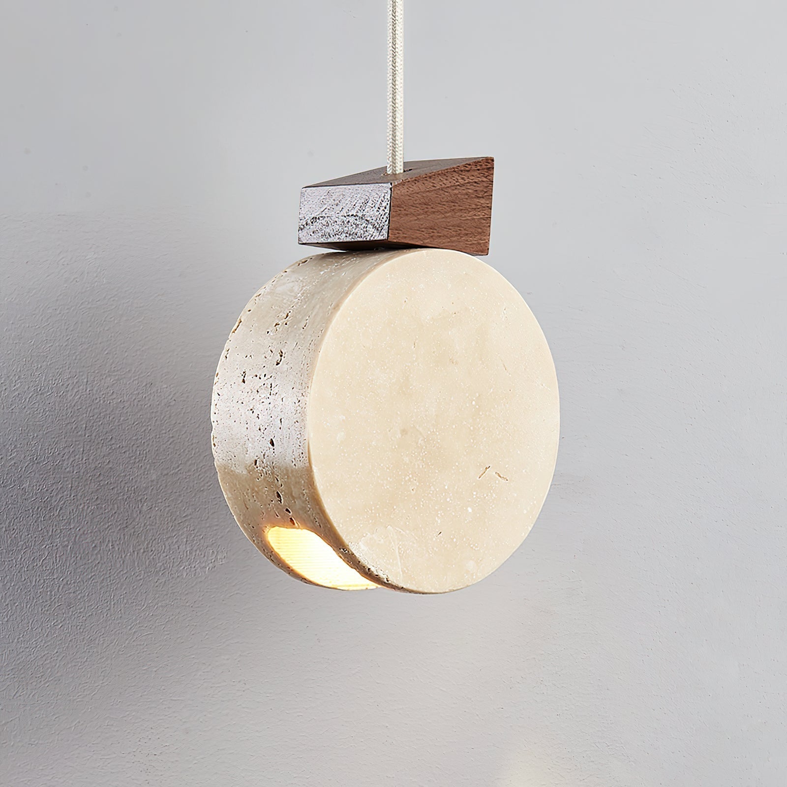 Ritta Pendant Light Travertine For Modern Warmth