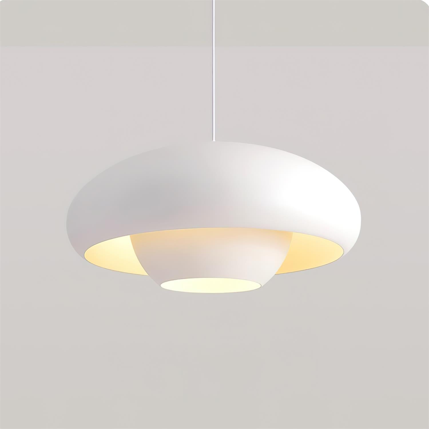 Black Metal Pendant Light With Dimmable Fixture