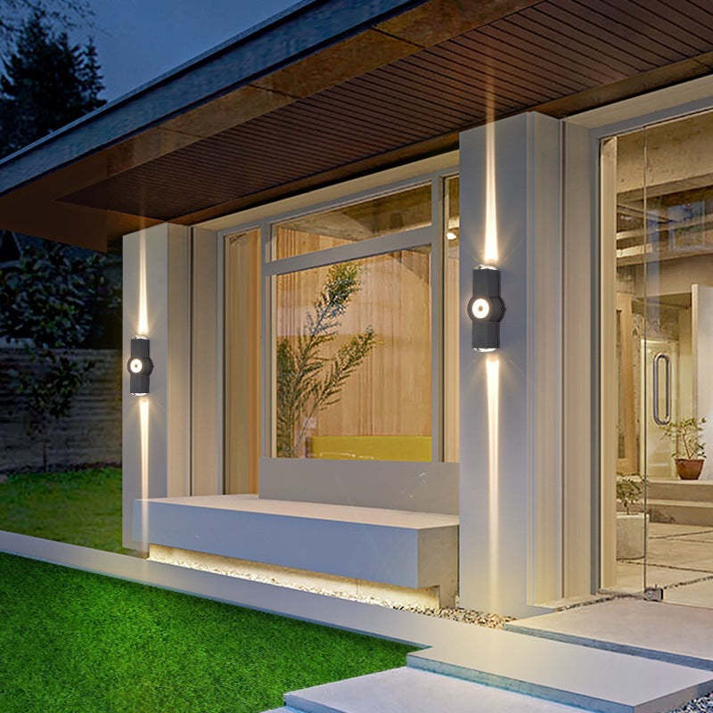 Minimalist Cross Outdoor Wall Light Waterproof For Garden And Corridor
