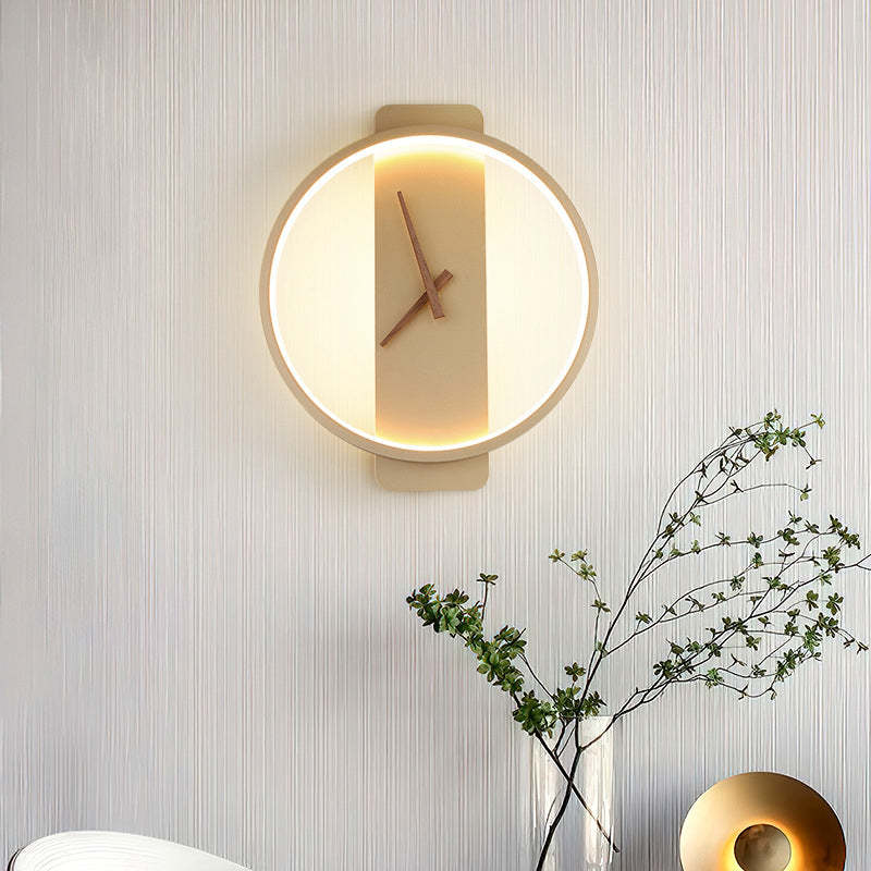 Aurora Square Wall Lamp Gold Metal Finish