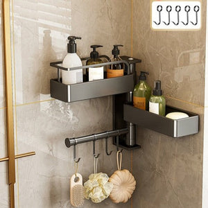 Corner Shelves Bathroom Shower Shelves Shampoo Shower Corner Shelf-Shower Accessories-Index Bath